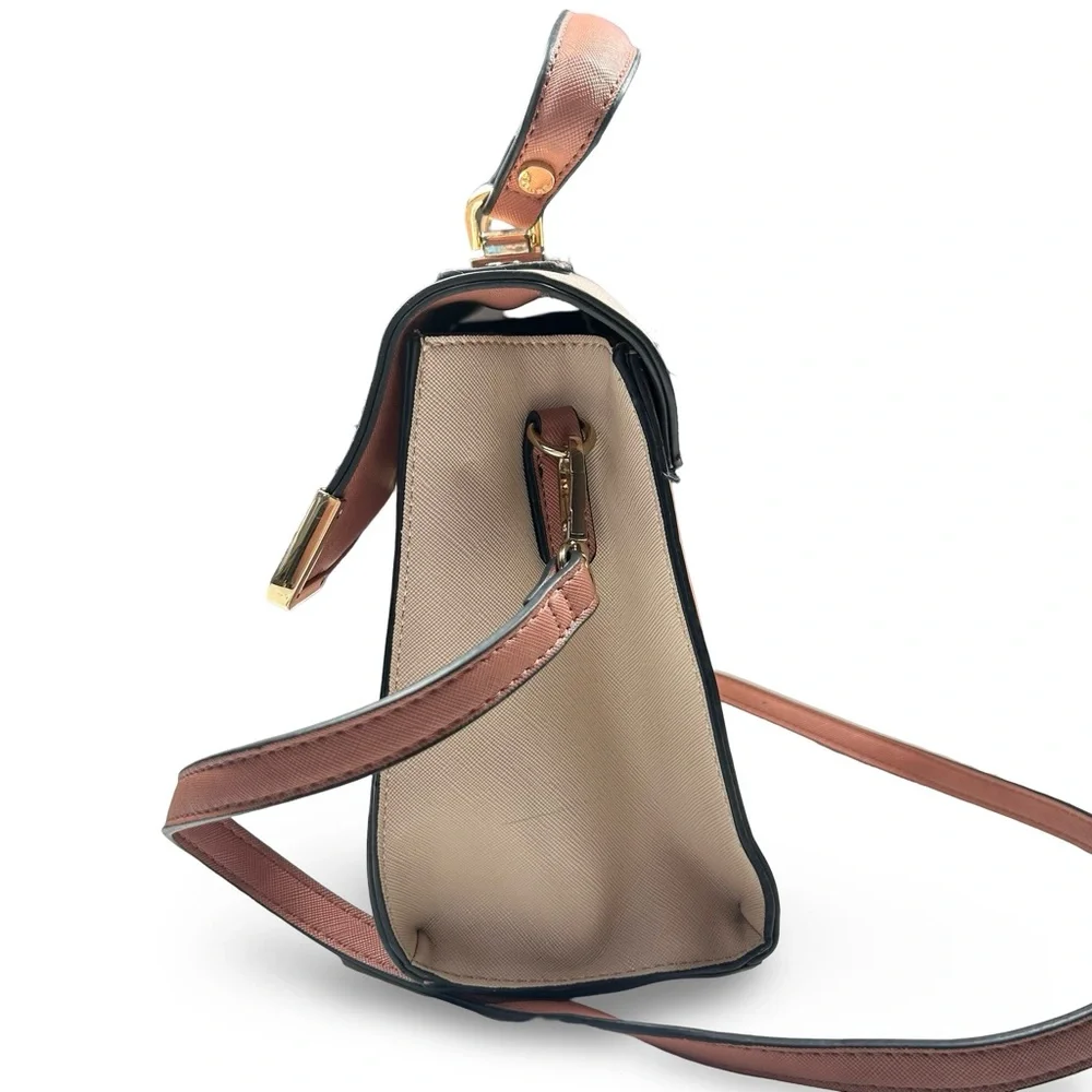 Dune London Saffiano Leather Crossbody Satchel‎ Designer Feminine Convertible